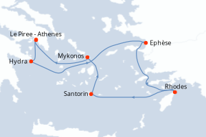 Itinéraire : Méditerranée & mers adjacentes