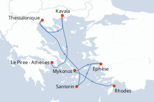 Itinéraire : Méditerranée & mers adjacentes