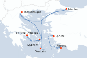 Itinéraire : Méditerranée & mers adjacentes
