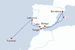 Itinéraire : Méditerranée & mers adjacentes