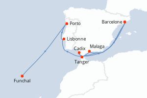 Itinéraire : Méditerranée & mers adjacentes