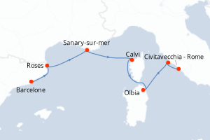 Itinéraire : Méditerranée & mers adjacentes