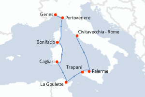 Itinéraire : Méditerranée & mers adjacentes