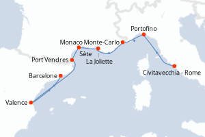 Itinéraire : Méditerranée & mers adjacentes