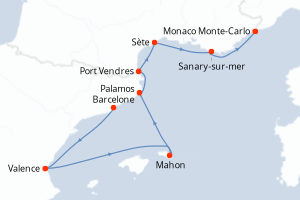 Itinéraire : Méditerranée & mers adjacentes