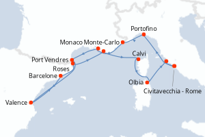Itinéraire : Méditerranée & mers adjacentes