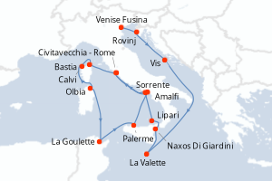 Itinéraire : Méditerranée & mers adjacentes