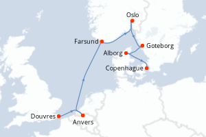Itinéraire : Europe du Nord & Atlantique NE