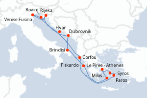 Itinéraire : Méditerranée & mers adjacentes