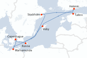 Itinéraire : Europe du Nord & Atlantique NE