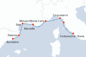 Itinéraire : Méditerranée & mers adjacentes