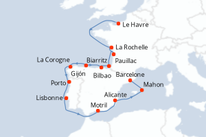 Itinéraire : Méditerranée & mers adjacentes