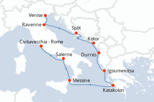 Itinéraire : Méditerranée & mers adjacentes