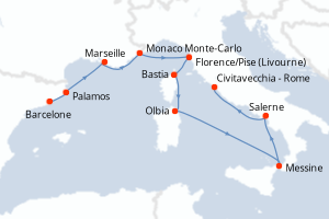 Itinéraire : Méditerranée & mers adjacentes