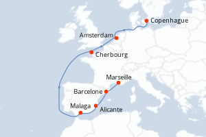 Itinéraire : Méditerranée & mers adjacentes