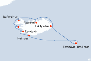 Itinéraire : Europe du Nord & Atlantique NE