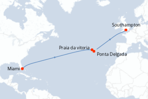 Itinéraire : Europe du Nord & Atlantique NE