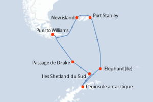 Itinéraire : Antarctique