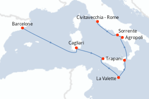 Itinéraire : Méditerranée & mers adjacentes