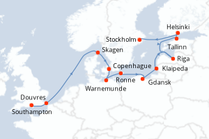 Itinéraire : Europe du Nord & Atlantique NE