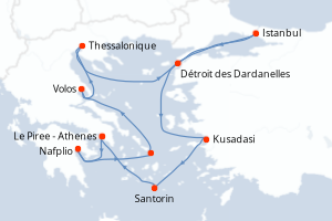 Itinéraire : Méditerranée & mers adjacentes