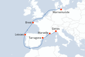 Itinéraire : Méditerranée & mers adjacentes