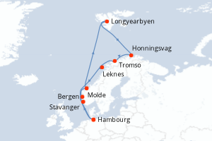 Itinéraire : Europe du Nord & Atlantique NE