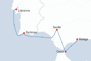 Itinéraire : Europe du Nord & Atlantique NE