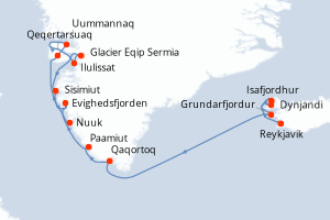 Itinéraire : Arctique