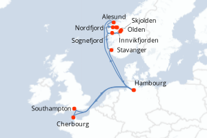 Itinéraire : Europe du Nord & Atlantique NE