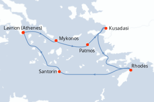 Itinéraire : Méditerranée & mers adjacentes