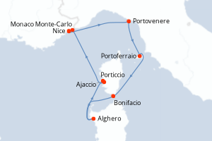 Itinéraire : Méditerranée & mers adjacentes