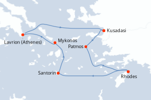 Itinéraire : Méditerranée & mers adjacentes