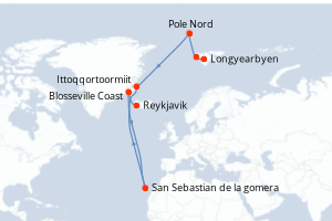Itinéraire : Europe du Nord & Atlantique NE