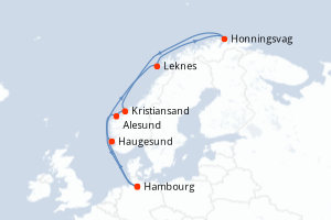 Itinéraire : Europe du Nord & Atlantique NE