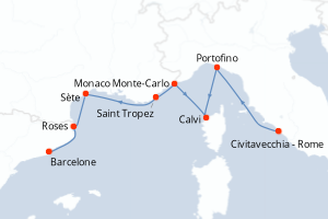 Itinéraire : Méditerranée & mers adjacentes
