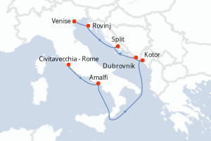 Itinéraire : Méditerranée & mers adjacentes