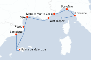 Itinéraire : Méditerranée & mers adjacentes