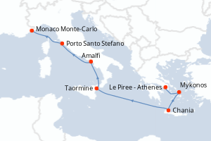 Itinéraire : Méditerranée & mers adjacentes