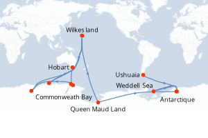 Itinéraire : Antarctique