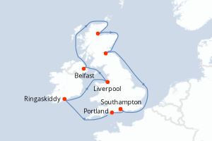Itinéraire : Europe du Nord & Atlantique NE