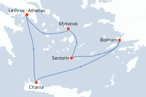 Itinéraire : Méditerranée & mers adjacentes