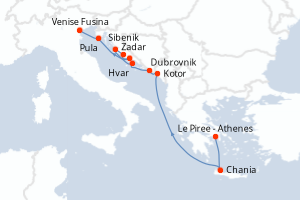Itinéraire : Méditerranée & mers adjacentes