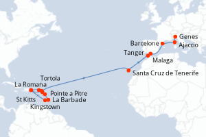 Itinéraire : Méditerranée & mers adjacentes