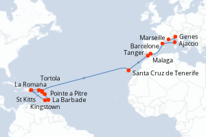 Itinéraire : Méditerranée & mers adjacentes