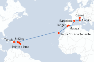 Itinéraire : Méditerranée & mers adjacentes
