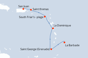 Itinéraire : Europe du Nord & Atlantique NE