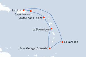 Itinéraire : Europe du Nord & Atlantique NE