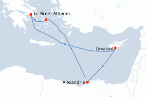 Itinéraire : Méditerranée & mers adjacentes