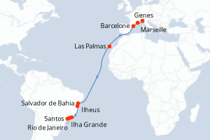 Itinéraire : Amériques